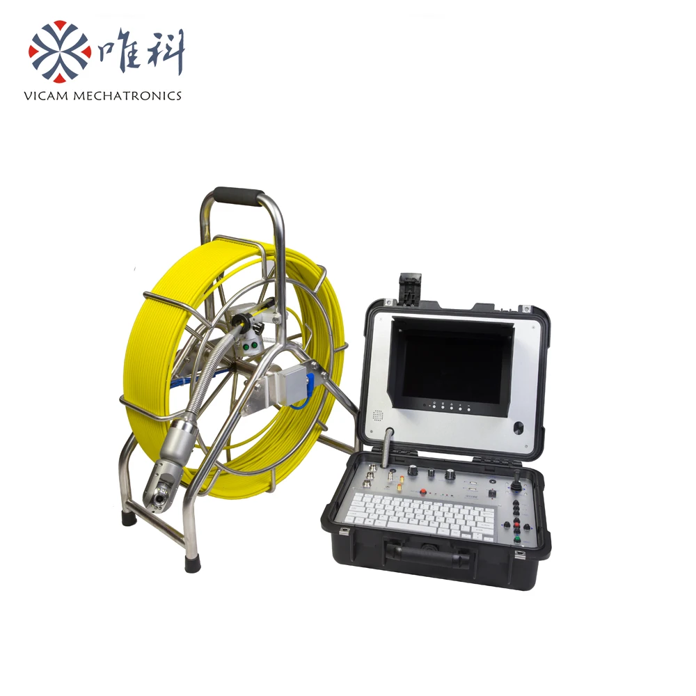 Vicam industrial with digital meter counter Sewer drain pipeline checking camera system