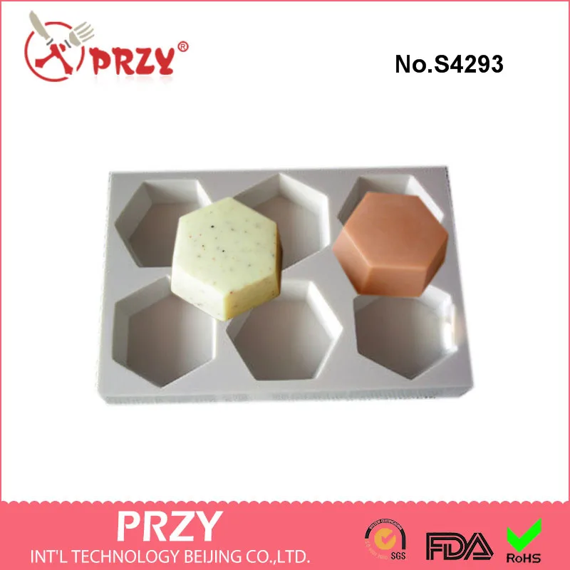 六角形6キャビティ石鹸型シリコーン型石鹸手作り石鹸型用 Buy 六角6空洞石鹸金型 石鹸工場特化型 シリコーン石鹸金型 Product On Alibaba Com
