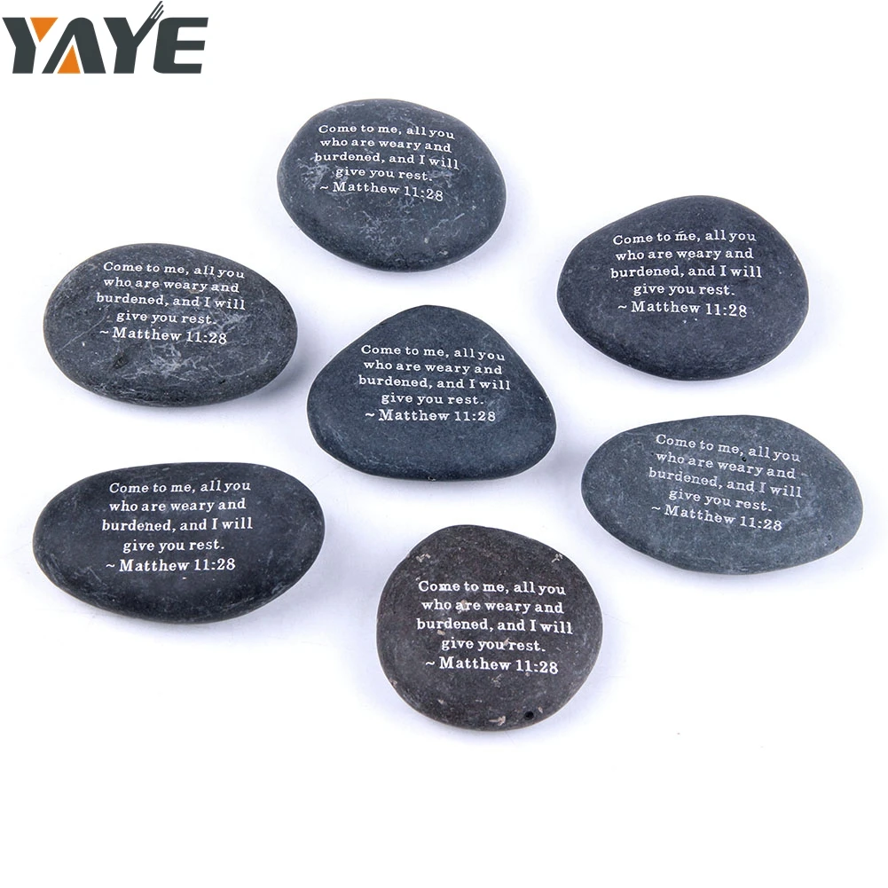 Engraved Stone Customized Engraved Inspirational Words - Buy Engraved ...