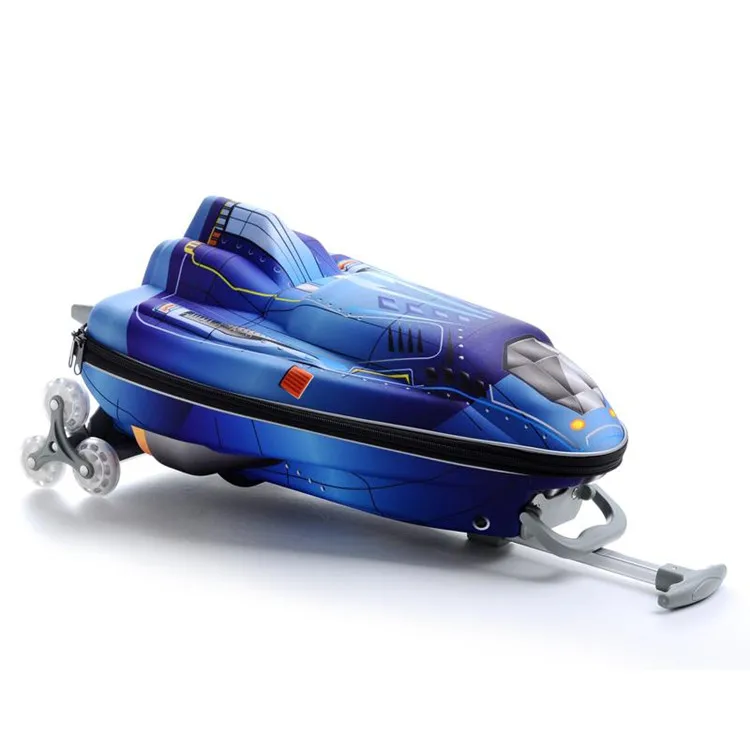 New 3D EVA airplane kids luggage trolley suitcase rolling kids school bag children luggage