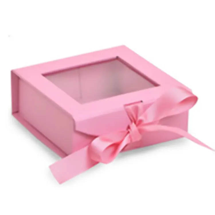 Custom Gift Jewelry Pink Packaging Box 6x6x6 Cardboard Boxes New York For Flowers Soap Buy