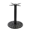 Chuangdi furniture special design cast iron table base with pattern
