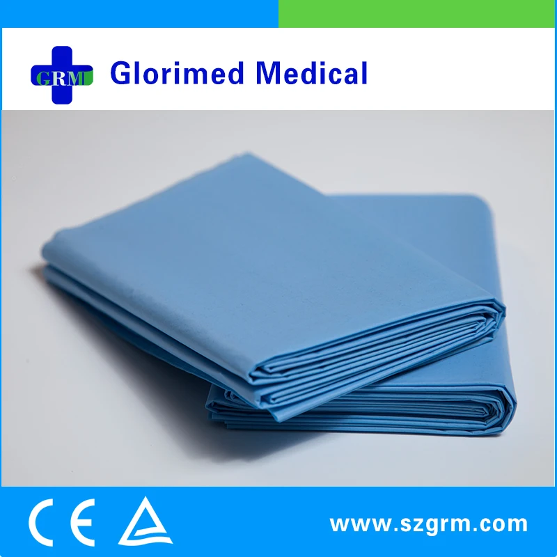 Non Woven Round Hole Sterile Fenestrated Towel Drape With Adhesive Tape