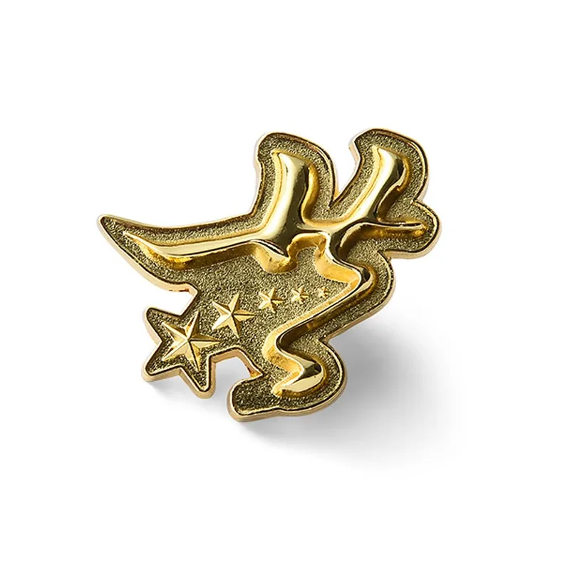 苹果形状珐琅金属小花式定制徽章