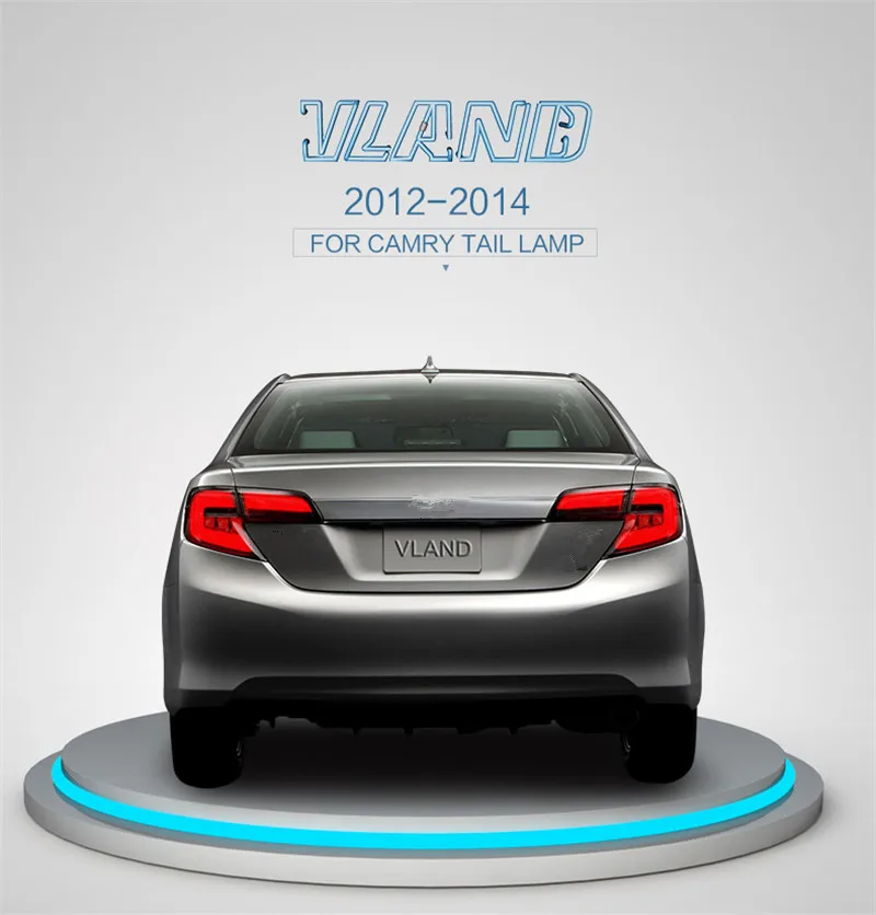 VLAND factory for Car Tail lamp for Camry 2012-2018 (Middle east type) with Running light Reverse light Turn signal