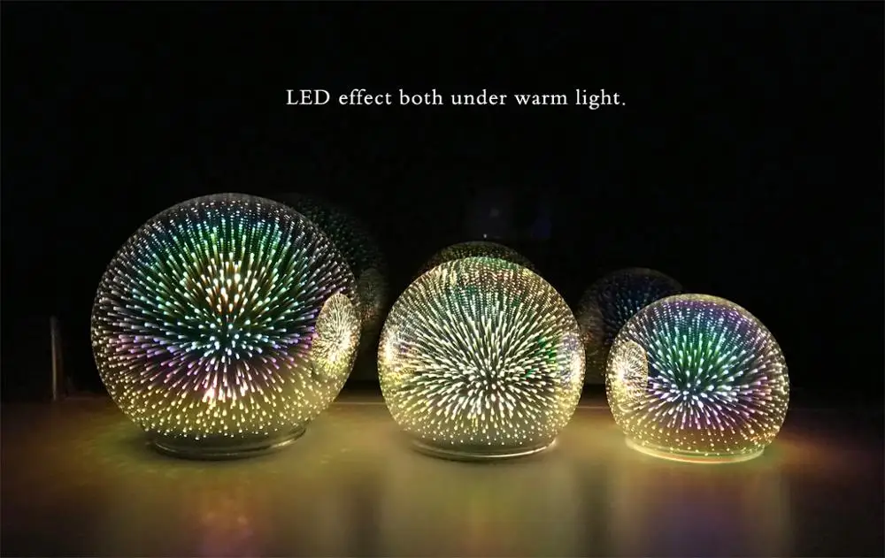 Holiday shopping: mackenzie childs Firework Light Battery Powered Christmas Decorative 3d Led Glass Sphere