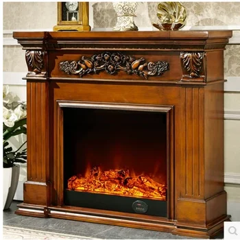 electric fireplace indoor installation deco hotel usage wood mantel 2000mm villa commercial larger