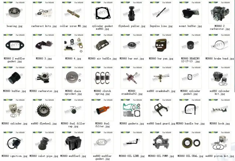 Newtop Chainsaw Parts Oem Chain Saw Ms660 Buy Chainsaw Spare Parts