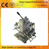 TJ-18 mini table top paper card soap leather plastic manual debossing machine for small business