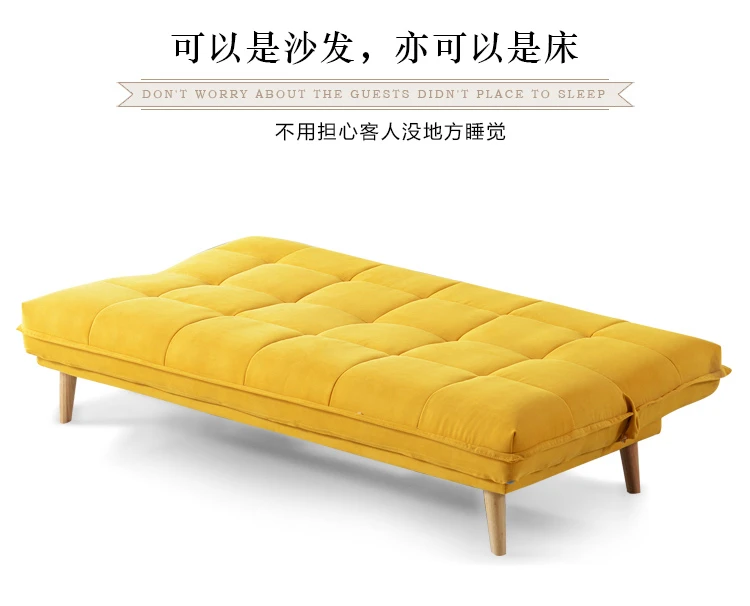 functional modern folding fabric sofa bed with storage