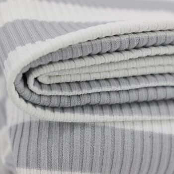 white cotton knit fabric