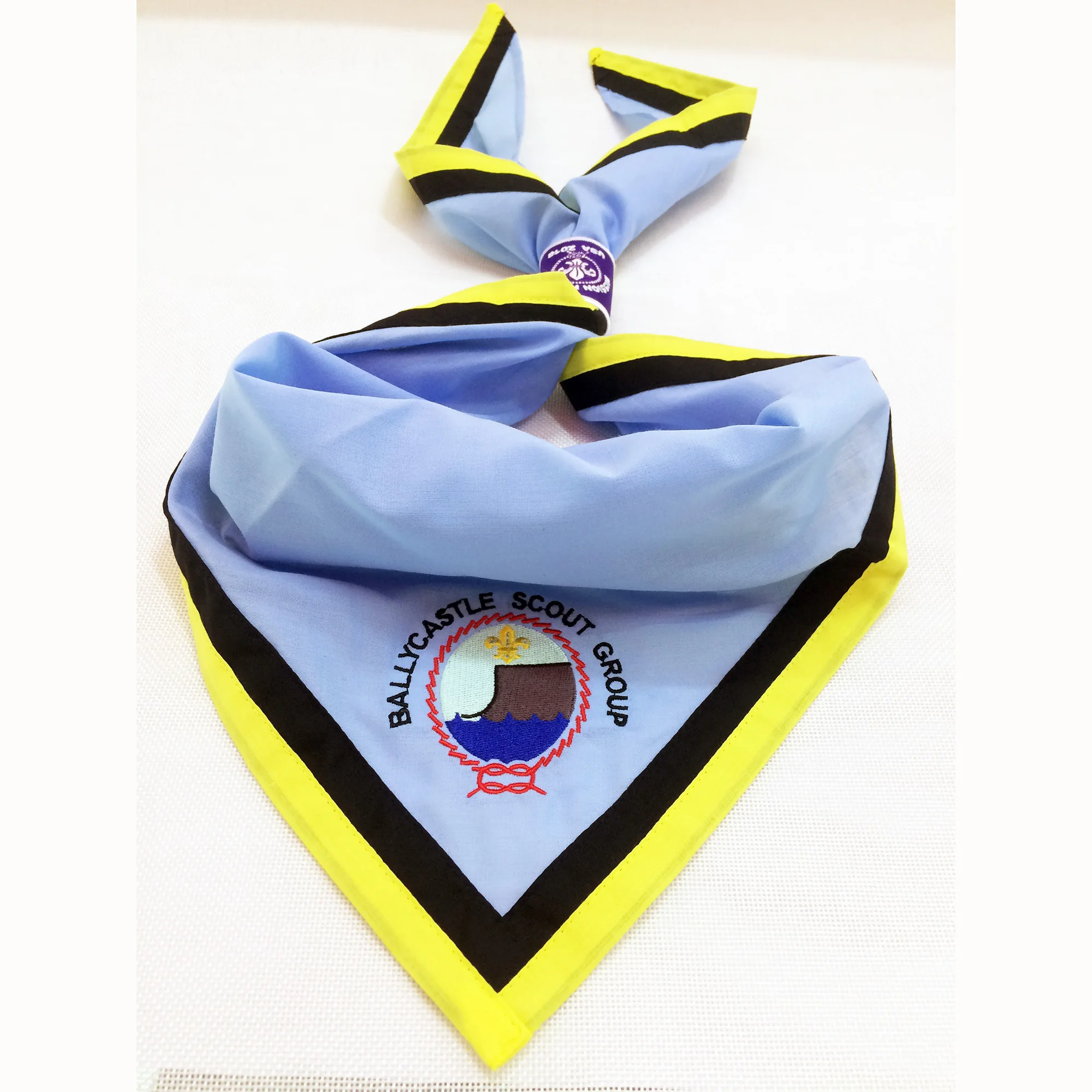 Custom Personalized Eagle Scout Neckerchief Scarf With Embroidery Patch