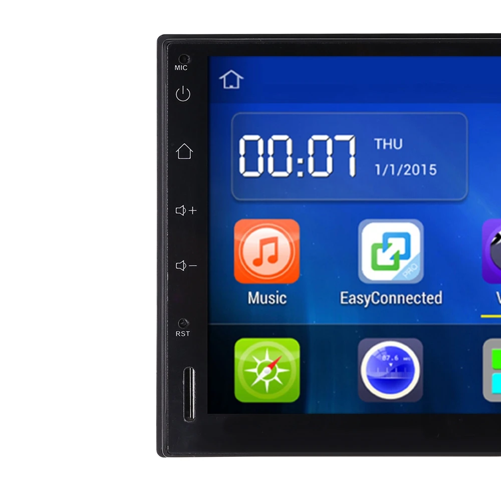 Excellent RM - CT0009 Android 5.1 2 din Car Multimedia Player 7 inch Capacitive Touch Screen 1024x600 Auto GPS Navigation FM Car Radio 12