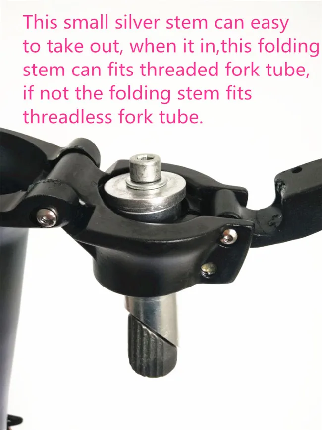 folding bike stem