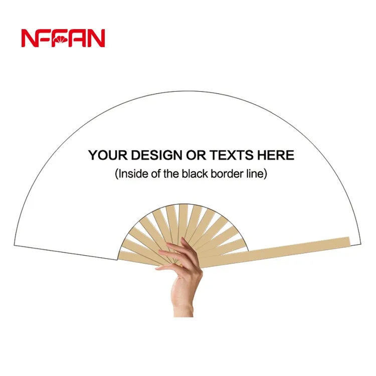 Customized Large Dance Hand Fan With Your Own Design Buy Dance Hand