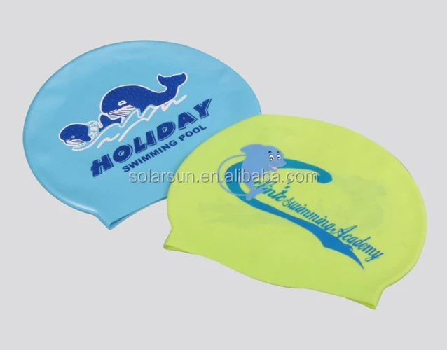 Waterproof 100% Adult Funny Swim Cap Long Hair Silicone High Elasticity SwimmingCap For Man And Women