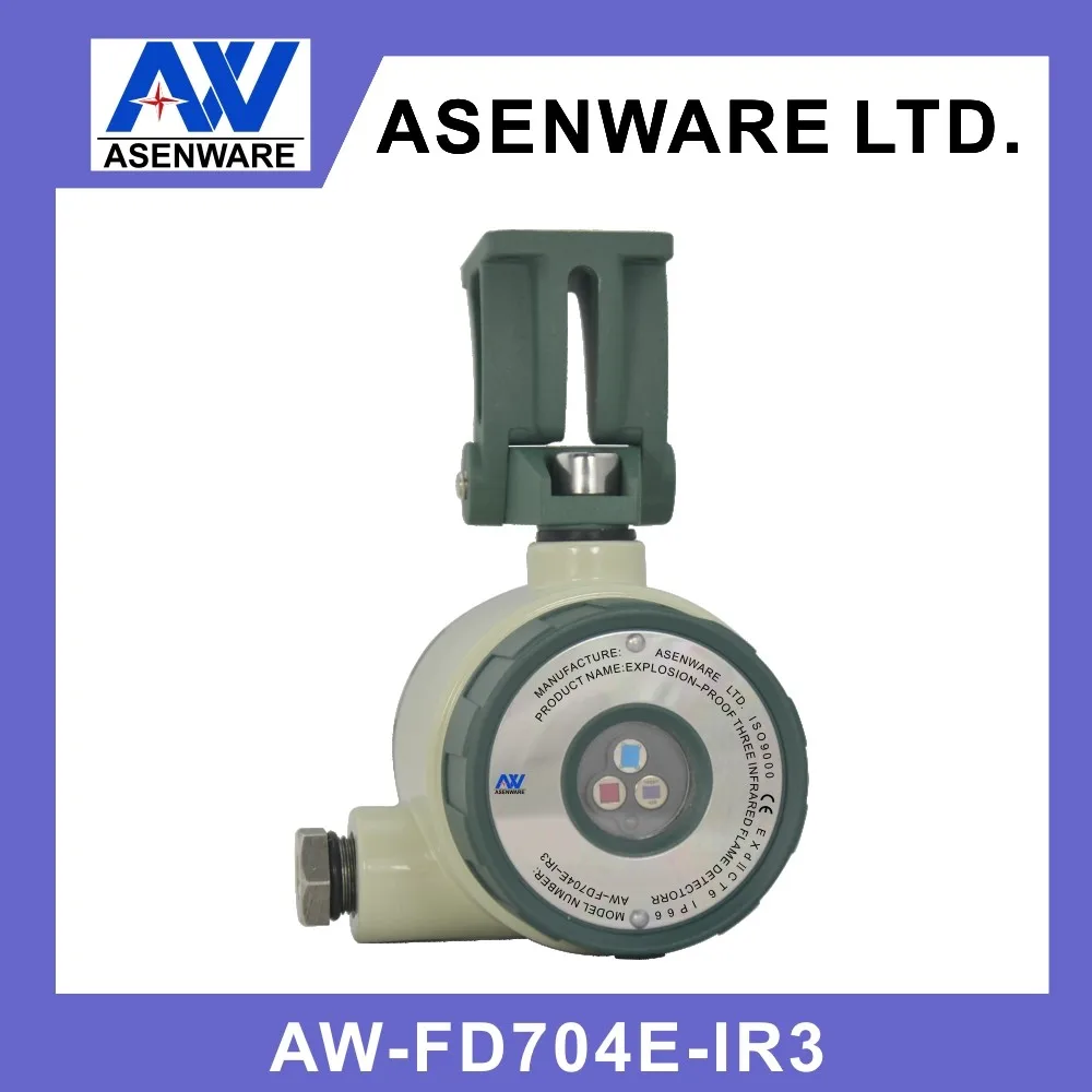 Explosion proof three infrared flame detector for fire fighting equipments