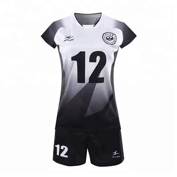 black volleyball jersey