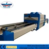 Automatic wood PVC film cabinet door vacuum membrane laminating press machine with two tables