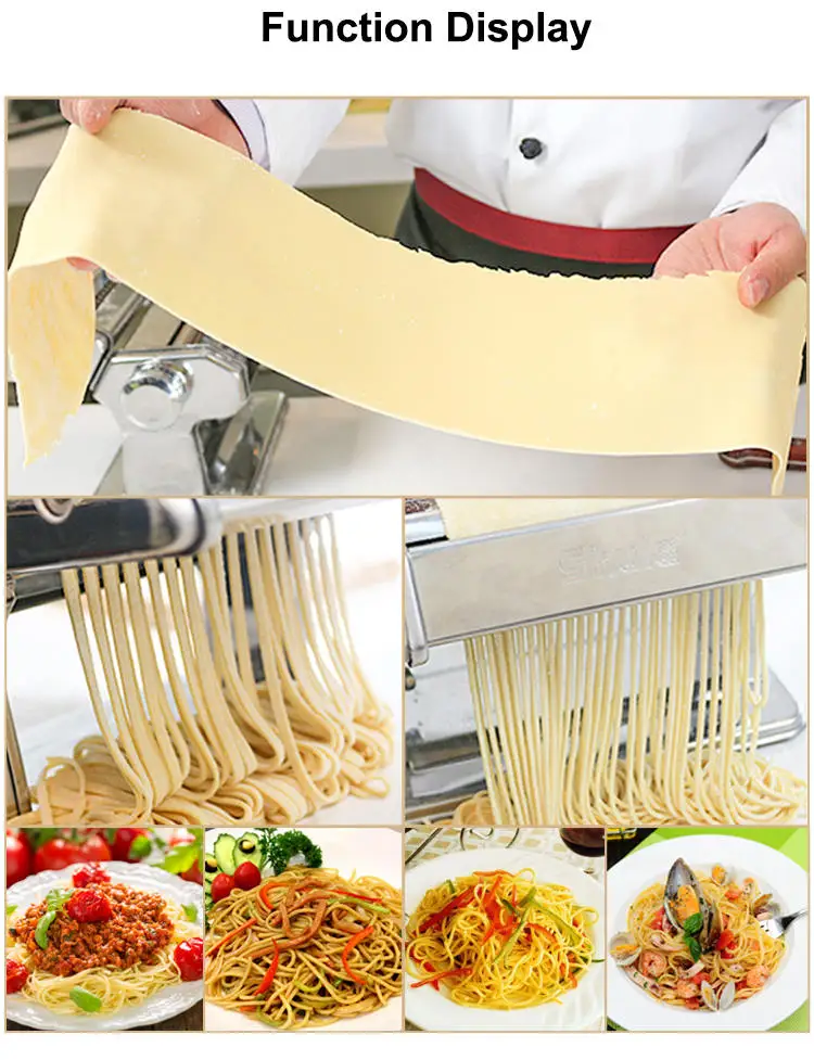 Household manual stainless steel completed pasta making machine