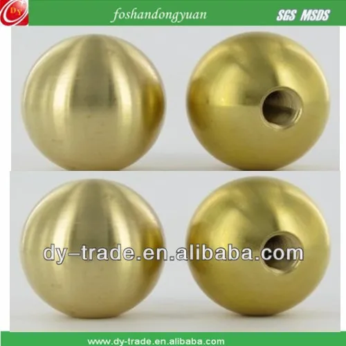 screw brass sphere with ring