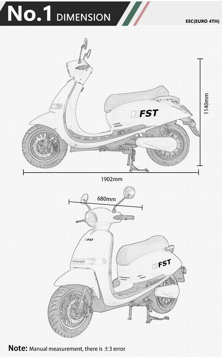 Good Quality 60V 72V 1500W Long Endurance Adult Cargobike Electric Motorcycle