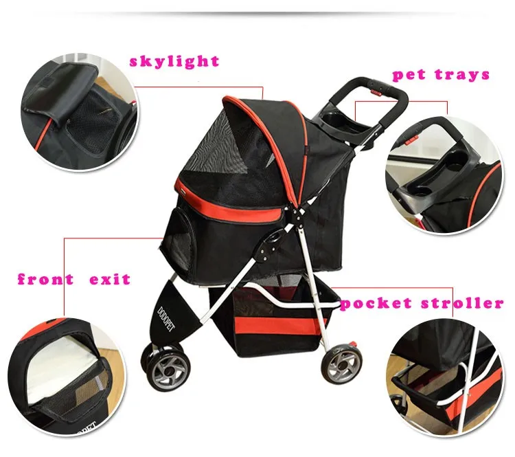 3 in 1 wheel dog pocket stroller pet trolley .jpg