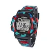 HONHX Classic fashion sports children waterproof led digital watch camouflage watches