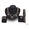 2017 indian bridal jodha akbar jewelry set heavy kundan high fashion african jewelry sets