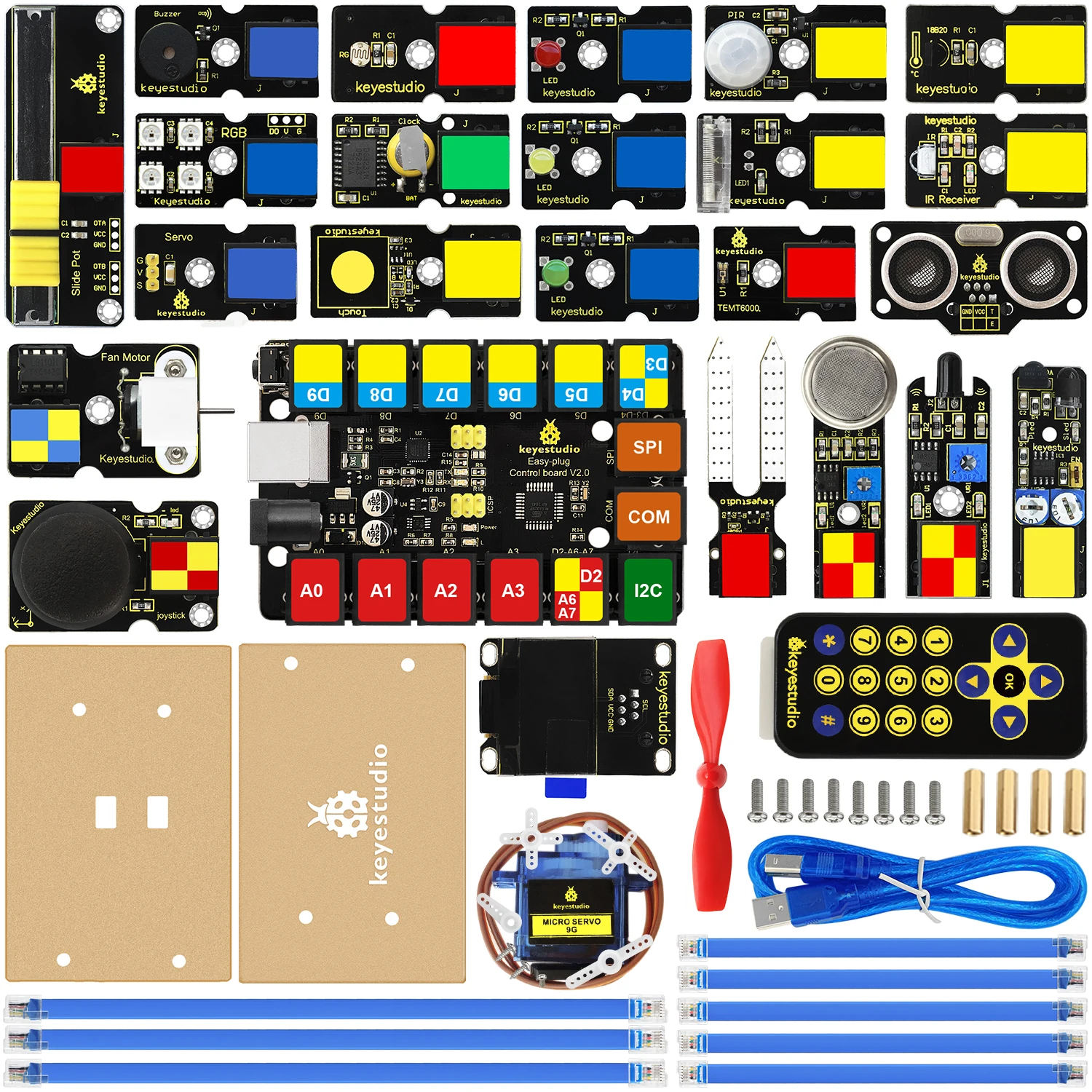 Keyestudio Easy Plug Ultimate Starter Kit For Arduino Stem Edu - Buy ...