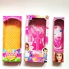 colorful inside printing big window barbie doll paper packaging boxes for display