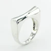 Classy Plain Silver Designer Ring "Expansion - Contraction"