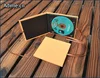 2015 Single Fabric Cloth CD DVD Holder Cover Album Box with Ribbon