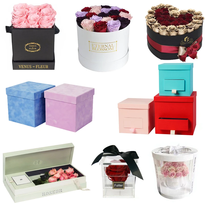 Philippines Customized Bouquet Flower Boxes Packaging Handmade