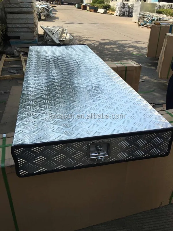 Aluminum Truck Bed Drawer Tool Box Storage Box With 2 Drawers