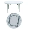 Hot sale 6FT Portable Round Folding Table 60" Plastic Blow Molding Table