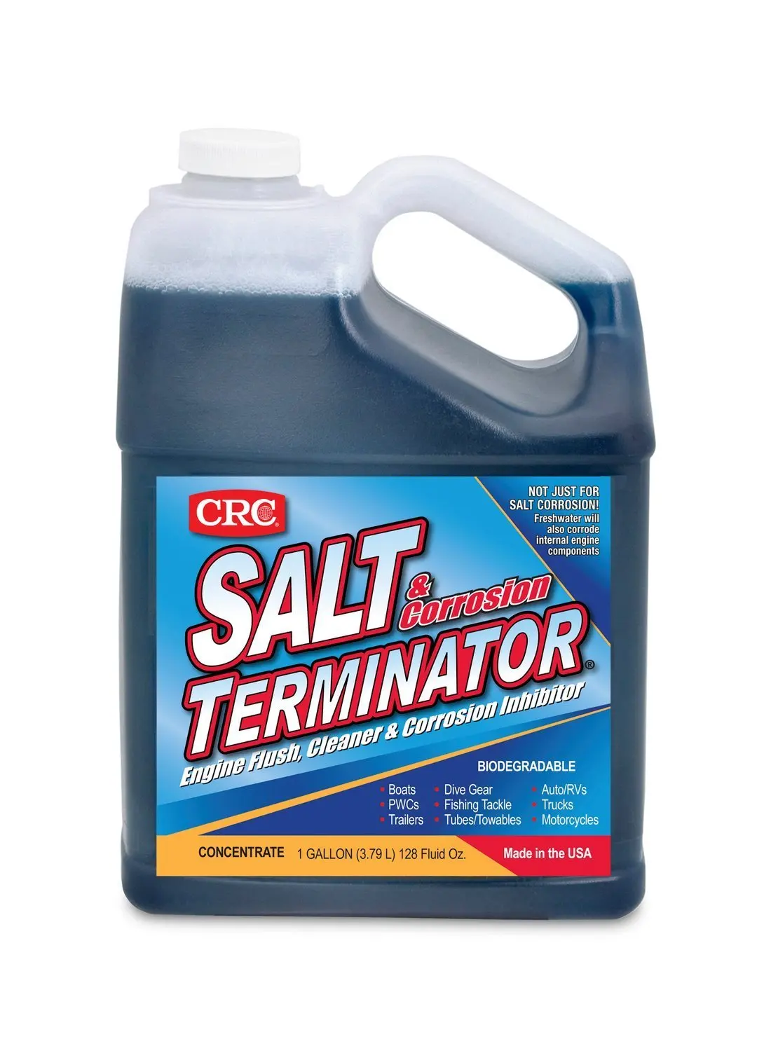 CRC SX128 Salt Terminator Engine Flush, Cleaner and Corrosion Inhibitor - 1 Gallon