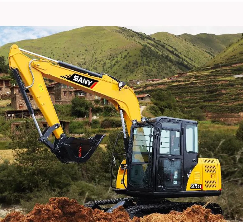 Sany Sy75c Small Excavator High Efficiency Digging Machine Excavator 7
