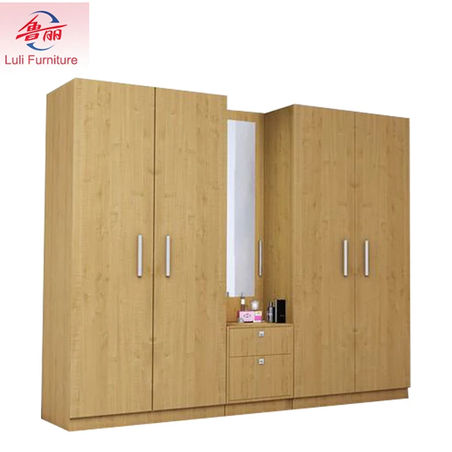 L Shaped Wardrobe With Dressing Table Inside Design View L Shaped