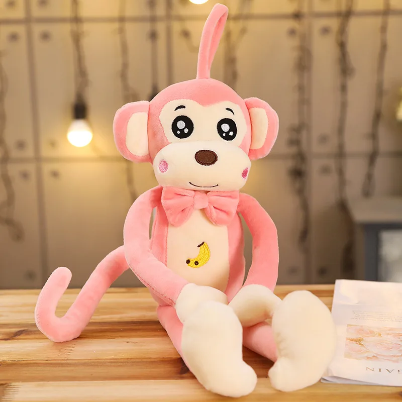 Custom animal plush toy monkey stuffed monkey soft toy monkeys king plush pillow soft