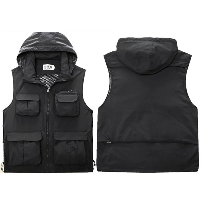 Customized Waterproof Photography Jacket Camera Sports Vest - Buy ...