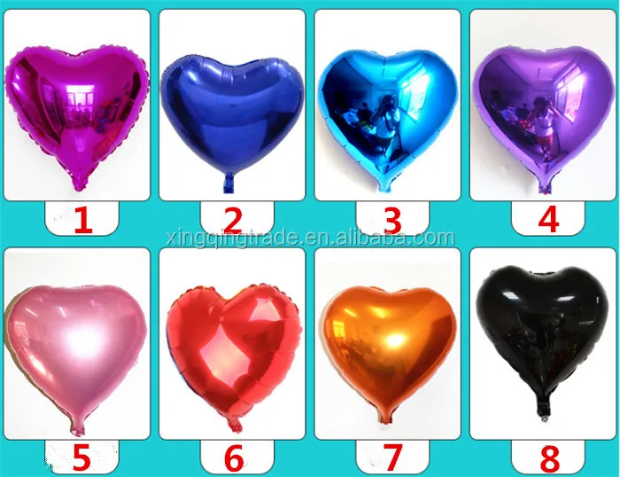 18inch Solid Gold Silver Blue Purple Balloon Wedding Balloon Party