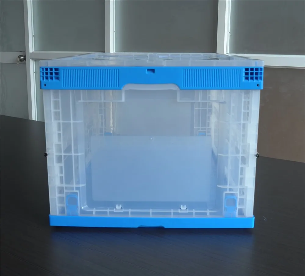 80 L Collapsible Hard Plastic Moving Totes With Lid Buy 80l Stacking