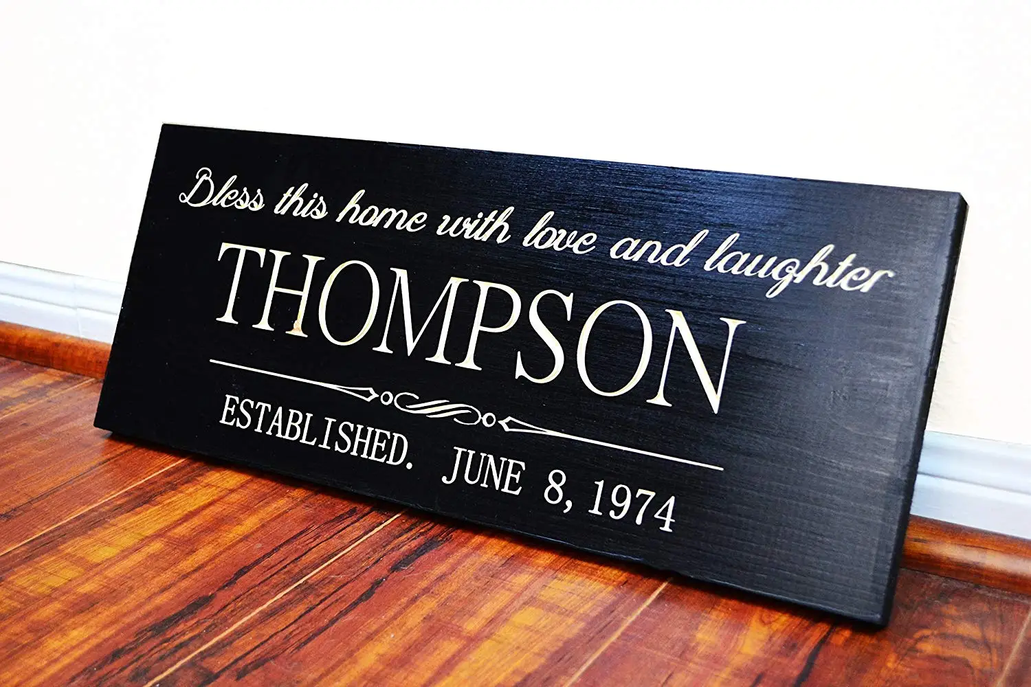 FAST SHIPPING Personalized Family Name Sign Wedding Gift Custom Carved Wooden Signs Last Name Décor Established Wood Plaque Engraved .sign#231