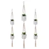 Home decoration wall hanging macrame cotton rope hanger