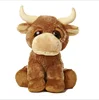 Wholesale factory custom plush cow soft stuffed plush cow toy company mascot plush toy