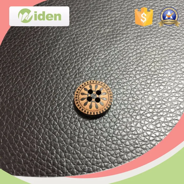 2015 hot selling Custom bulk decorative wooden buttons 40mm