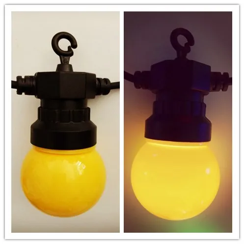 waterproof  led garland global bulb light backyard light  g50 string light rgb colorful for wedding/party decorating