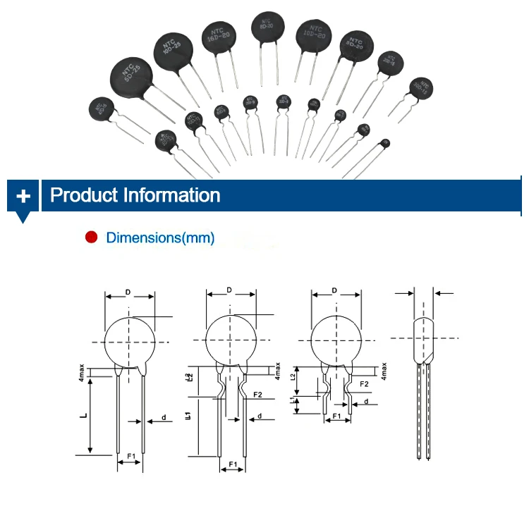 ntc thermistor 47d-15 power current limit resistor