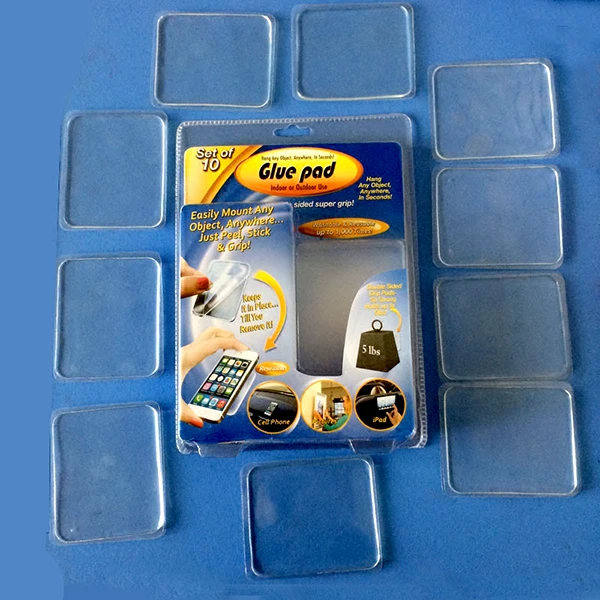 Car Mobile Phone Holder 10 Pack Premium Fixate Cell Pads Sticky Anti